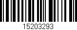 Código de barras (EAN, GTIN, SKU, ISBN): '15203293'