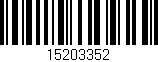 Código de barras (EAN, GTIN, SKU, ISBN): '15203352'