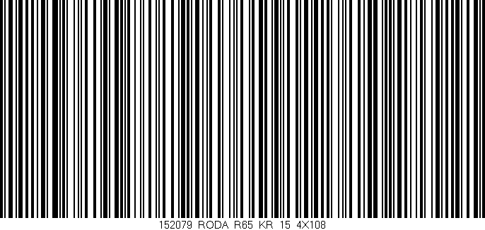 Código de barras (EAN, GTIN, SKU, ISBN): '152079_RODA_R65_KR_15_4X108'