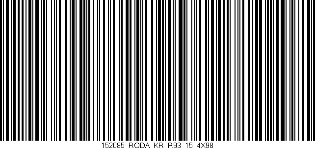 Código de barras (EAN, GTIN, SKU, ISBN): '152085_RODA_KR_R93_15_4X98'