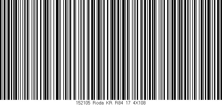 Código de barras (EAN, GTIN, SKU, ISBN): '152105_Roda_KR_R84_17_4X108'