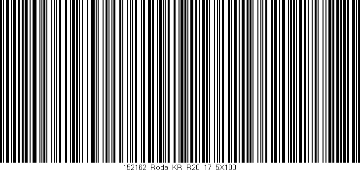 Código de barras (EAN, GTIN, SKU, ISBN): '152162_Roda_KR_R20_17_5X100'