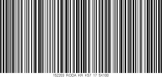 Código de barras (EAN, GTIN, SKU, ISBN): '152203_RODA_KR_K57_17_5X100'