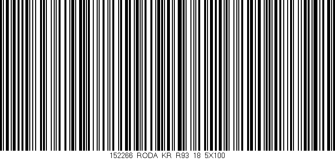 Código de barras (EAN, GTIN, SKU, ISBN): '152266_RODA_KR_R93_18_5X100'