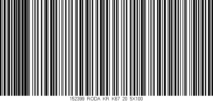 Código de barras (EAN, GTIN, SKU, ISBN): '152399_RODA_KR_K67_20_5X100'