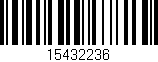 Código de barras (EAN, GTIN, SKU, ISBN): '15432236'