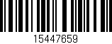 Código de barras (EAN, GTIN, SKU, ISBN): '15447659'