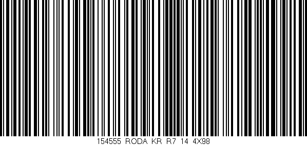 Código de barras (EAN, GTIN, SKU, ISBN): '154555_RODA_KR_R7_14_4X98'