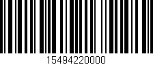Código de barras (EAN, GTIN, SKU, ISBN): '15494220000'
