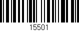 Código de barras (EAN, GTIN, SKU, ISBN): '15501'