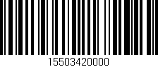 Código de barras (EAN, GTIN, SKU, ISBN): '15503420000'