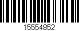 Código de barras (EAN, GTIN, SKU, ISBN): '15554852'