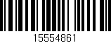 Código de barras (EAN, GTIN, SKU, ISBN): '15554861'