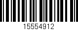 Código de barras (EAN, GTIN, SKU, ISBN): '15554912'