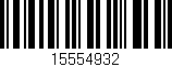 Código de barras (EAN, GTIN, SKU, ISBN): '15554932'