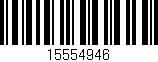 Código de barras (EAN, GTIN, SKU, ISBN): '15554946'