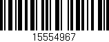 Código de barras (EAN, GTIN, SKU, ISBN): '15554967'