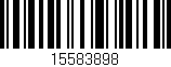 Código de barras (EAN, GTIN, SKU, ISBN): '15583898'