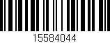 Código de barras (EAN, GTIN, SKU, ISBN): '15584044'
