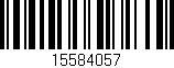 Código de barras (EAN, GTIN, SKU, ISBN): '15584057'