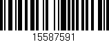 Código de barras (EAN, GTIN, SKU, ISBN): '15587591'