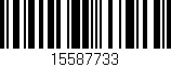 Código de barras (EAN, GTIN, SKU, ISBN): '15587733'