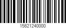 Código de barras (EAN, GTIN, SKU, ISBN): '15621240000'