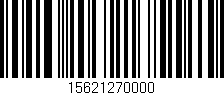 Código de barras (EAN, GTIN, SKU, ISBN): '15621270000'