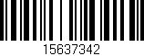 Código de barras (EAN, GTIN, SKU, ISBN): '15637342'