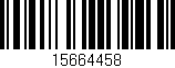 Código de barras (EAN, GTIN, SKU, ISBN): '15664458'