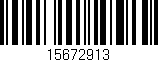 Código de barras (EAN, GTIN, SKU, ISBN): '15672913'