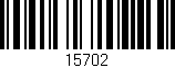 Código de barras (EAN, GTIN, SKU, ISBN): '15702'