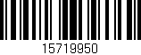 Código de barras (EAN, GTIN, SKU, ISBN): '15719950'