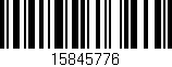 Código de barras (EAN, GTIN, SKU, ISBN): '15845776'