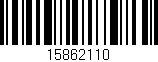 Código de barras (EAN, GTIN, SKU, ISBN): '15862110'