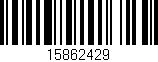 Código de barras (EAN, GTIN, SKU, ISBN): '15862429'