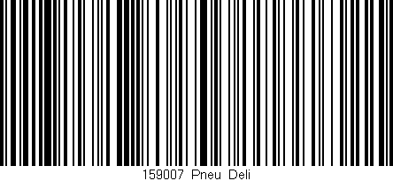 Código de barras (EAN, GTIN, SKU, ISBN): '159007_Pneu_Deli'