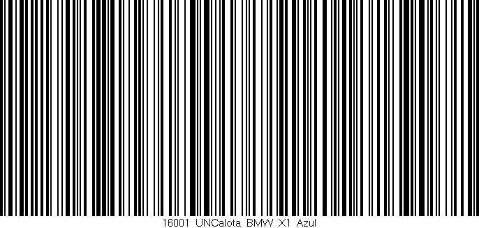 Código de barras (EAN, GTIN, SKU, ISBN): '16001_UNCalota_BMW_X1_Azul'