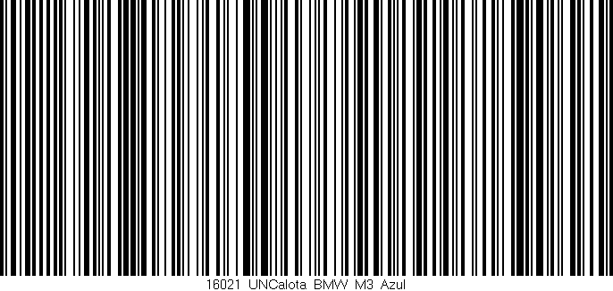 Código de barras (EAN, GTIN, SKU, ISBN): '16021_UNCalota_BMW_M3_Azul'