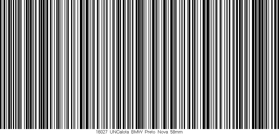 Código de barras (EAN, GTIN, SKU, ISBN): '16027_UNCalota_BMW_Preto_Nova_58mm'