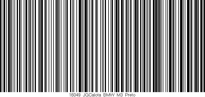 Código de barras (EAN, GTIN, SKU, ISBN): '16049_JGCalota_BMW_M3_Preto'