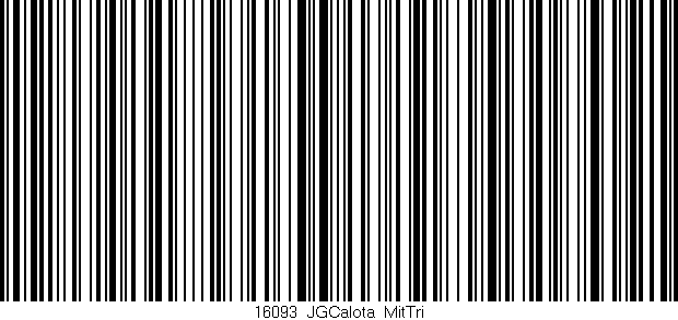 Código de barras (EAN, GTIN, SKU, ISBN): '16093_JGCalota_MitTri'