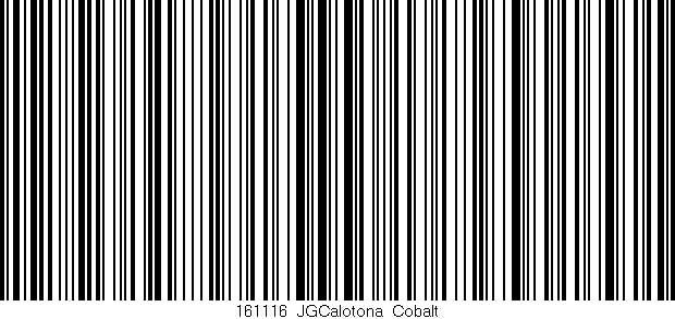 Código de barras (EAN, GTIN, SKU, ISBN): '161116_JGCalotona_Cobalt'