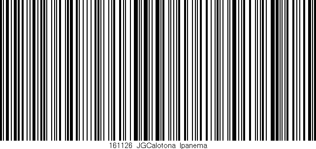 Código de barras (EAN, GTIN, SKU, ISBN): '161126_JGCalotona_Ipanema'