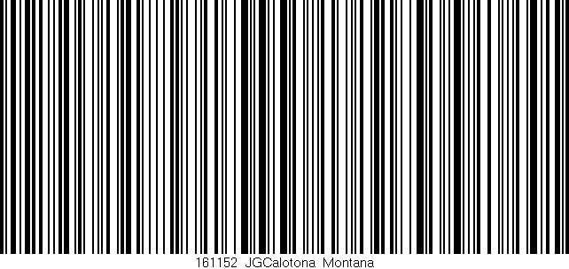 Código de barras (EAN, GTIN, SKU, ISBN): '161152_JGCalotona_Montana'