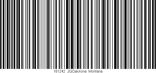 Código de barras (EAN, GTIN, SKU, ISBN): '161242_JGCalotona_Montana'