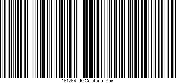 Código de barras (EAN, GTIN, SKU, ISBN): '161264_JGCalotona_Spin'