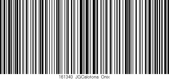 Código de barras (EAN, GTIN, SKU, ISBN): '161340_JGCalotona_Onix'