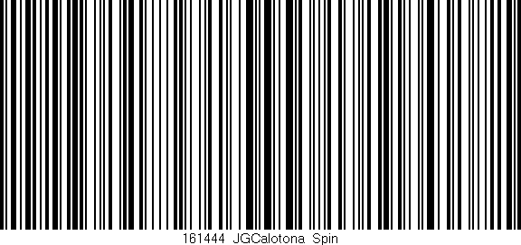 Código de barras (EAN, GTIN, SKU, ISBN): '161444_JGCalotona_Spin'