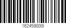 Código de barras (EAN, GTIN, SKU, ISBN): '162459000I'